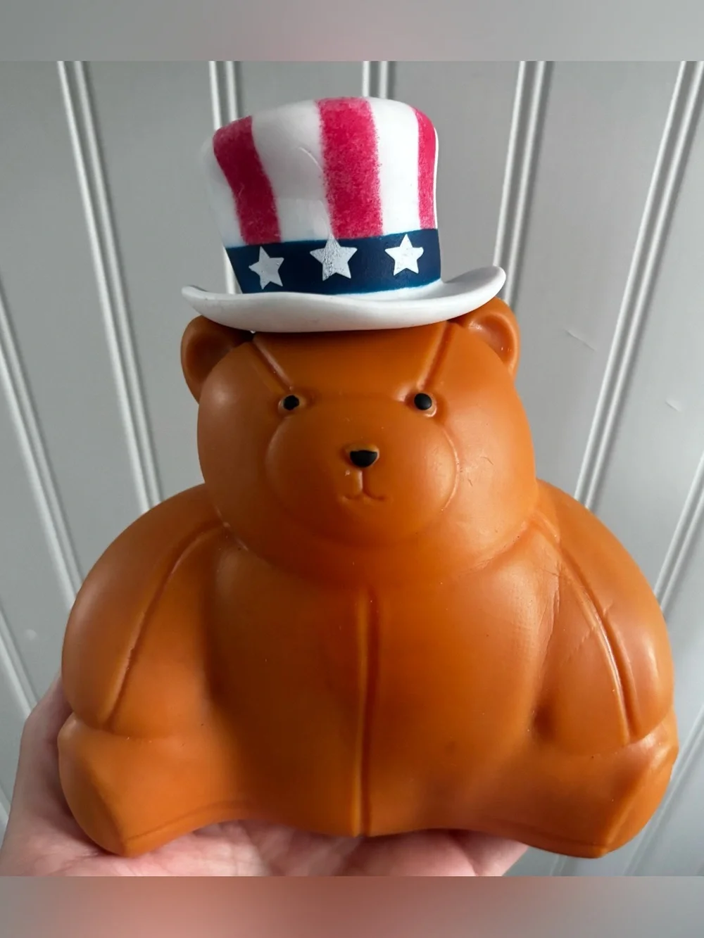 Sunny Days Squeeezy Americana Teddy Bear Fidget Toy